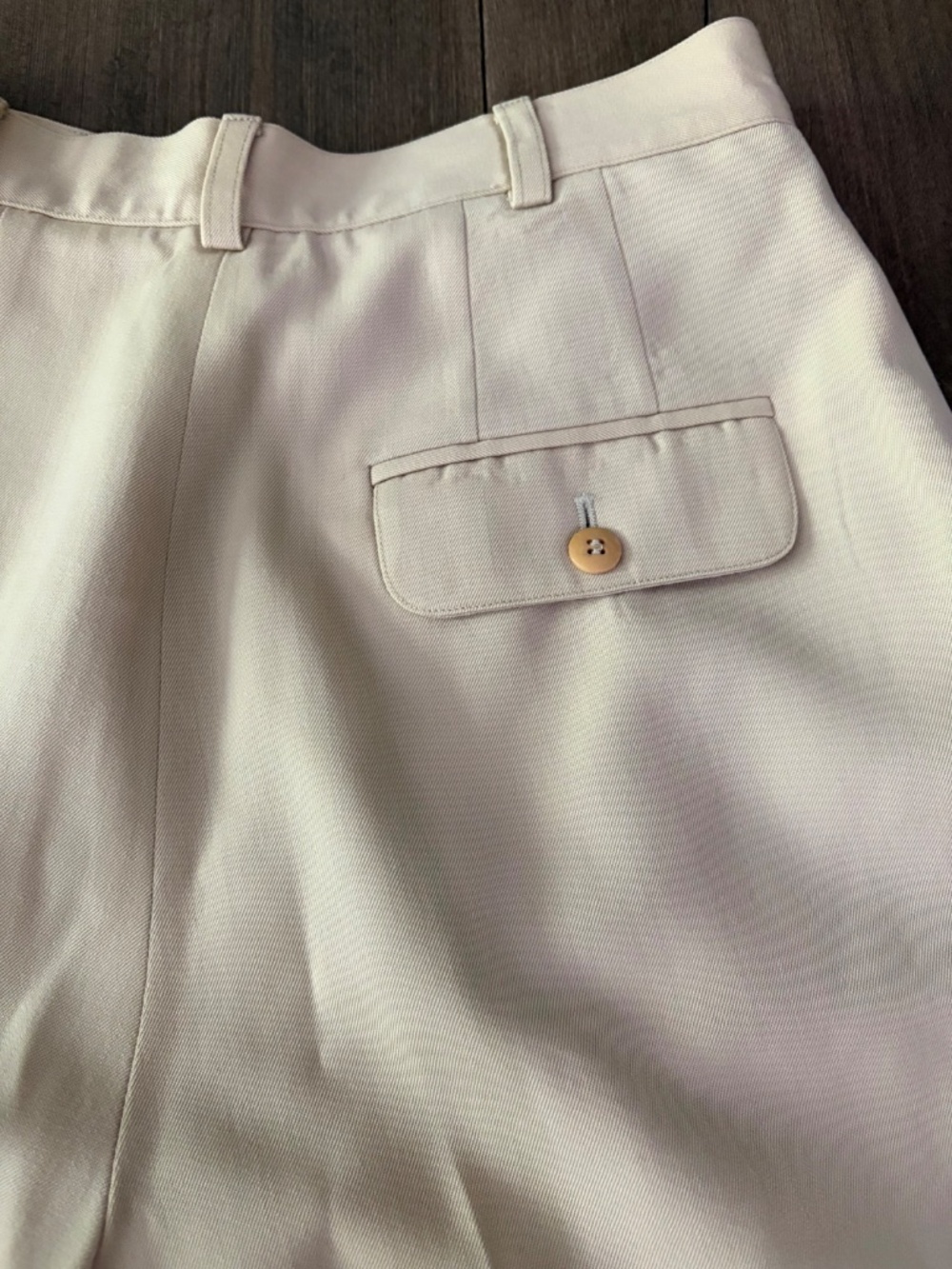 Liz Claiborne Collection Vintage Wool Khaki Pant - Picture 3 of 8